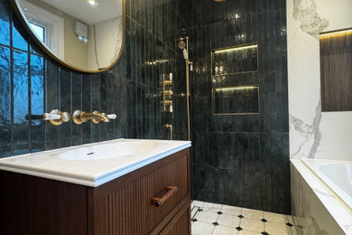Inspiration for a classic bathroom in Surrey.