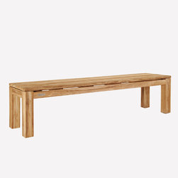 Wintons Teak pierson backless bench - Outdoor Benches
