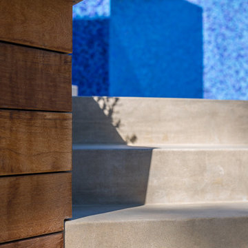 Detail of Brazilian Ipe Wood & Cement