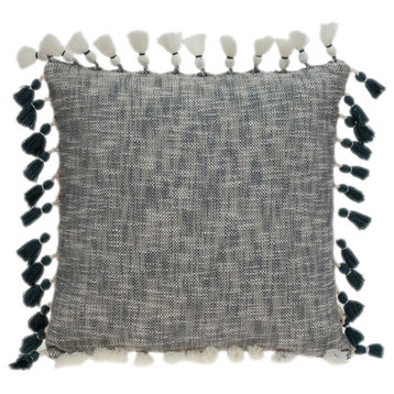 Parkland Collection Arwen Transitional Grey And Slate Throw Pillow PILC21107P