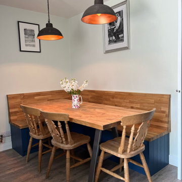 Classic, Timeless Blue Galley Kitchen