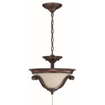Craftmade Lighting - Craftmade Lighting SELK-SPZ Seville - Two Light Ceiling Fan Kit - Shade Included: TRUESeville Two Light Ceiling Fan Kit Spanish Bronze Creamy Frosted Glass *UL Approved: YES *Energy Star Qualified: n/a *ADA Certified: n/a *Number of Lights: Lamp: 2-*Wattage:13w E26 Medium Base bulb(s) *Bulb Included:No *Bulb Type:E26 Medium Base *Finish Type:Spanish Bronze