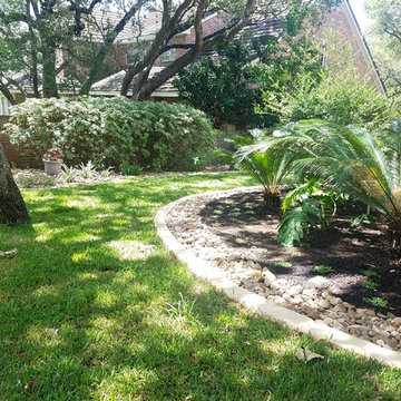 Finished Landscape in Shavano Park, San Antonio, Texas