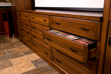Example of a classic basement design in New York