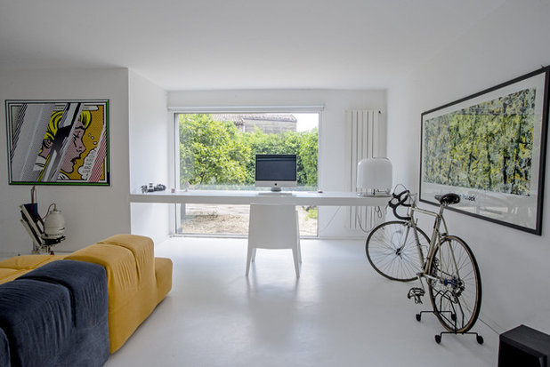 Houzz tour: 80er garagen blev forvandlet til lækker lejlighed 80er køkken