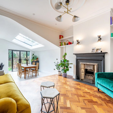 A Little Addition _ Side return extension integrated with a Victorian house