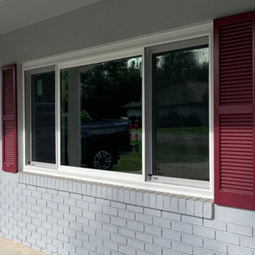 DuraShield V 2-lite and 3-lite sliders, Installed