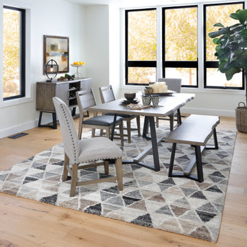 Edgy Natural Dining Room