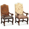 New Ambella Home Small Arm Chair Leather Arm