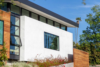 Contemporary exterior home idea in Orange County