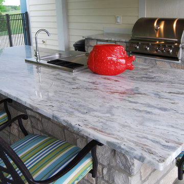 Grill Area - Fantasy Brown Granite