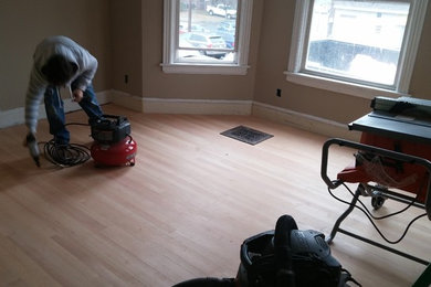 Wood flooring install,  sanding, and refinishing