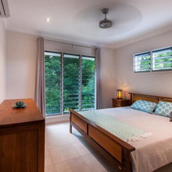 Breezway louvres in the bedroom of the granny flat - Windows