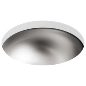 Kohler Undertone 13-5/8" Diameter X 5-1/2" 1 Circular Bowl Kitchen Sink