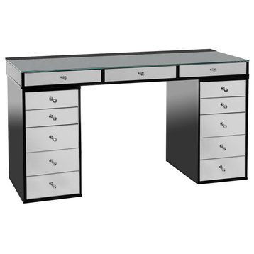 SlayStation 2.0 Mirrored Tabletop and Mirrored Drawer Bundle, Pro Black
