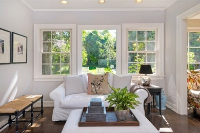 Inspiration for a timeless living room remodel in Other