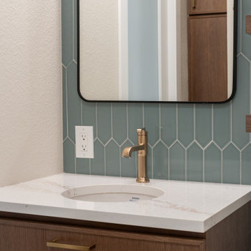 Modern Warm Bathroom Remodel | Boulder, Colorado