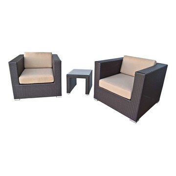 Contempo Outdoor Wicker Club Set