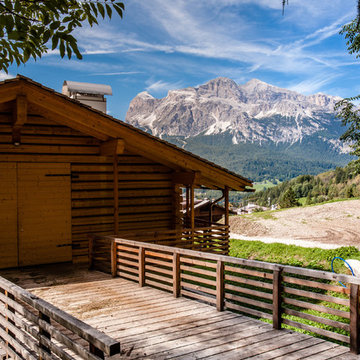 Caseificio realizzato a Cortina d'Ampezzo vista Tofane