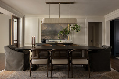 Inspiration for a transitional dining room remodel in Orlando