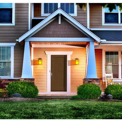 MANILA &ndash; THERMA-TRU CLASSIC CRAFT 1 FLAT PANEL SHAKER FIBERGLASS DOOR - Interior Doors