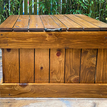 Cedar Ice Chest - holds 48 gallon cooler