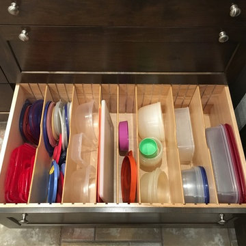 Divided Deep Drawers Provide Versitile Storage