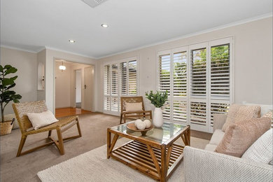 This is an example of a country living room in Melbourne.