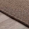 Dalyn Monaco Sisal MC200 Charcoal 2'6" x 12' Runner Rug