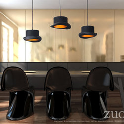 Zuo Aspiration Ceiling Lamp Black & Gold  - SKU: 50202 - Pendant Lighting