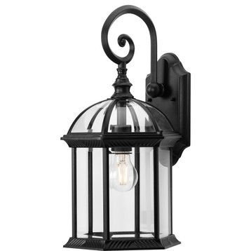 Luxury Transitional Wall Sconce, Midnight Black
