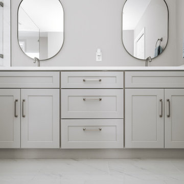 Basement Remodeling for Kids' Play Space & Luxurious Master Bathroom Renovation