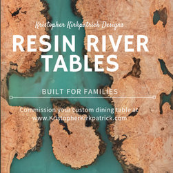Resin & Wood Tables - Dining Tables