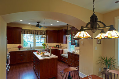 Elegant kitchen photo in Philadelphia