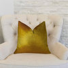 Plutus Lumiere Bronze Handmade Throw Pillow, Double Sided 26"x26"