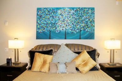 Very large abstract tree painting