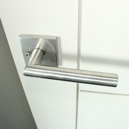Emtek Stuttgart Lever with Square Rosette - Door Levers