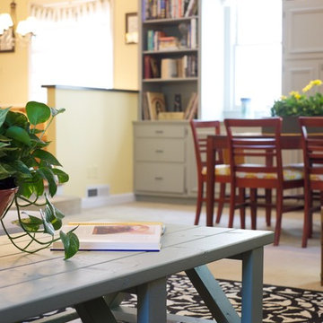 Open Dining Room and Living Room