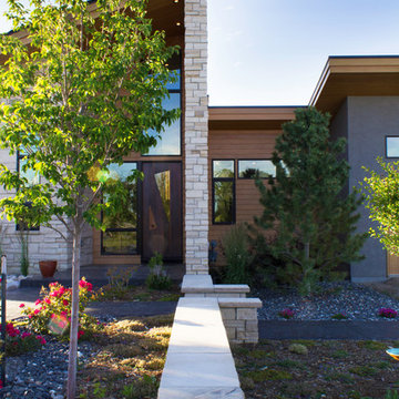 Contemporary Custom Home Mountain Views