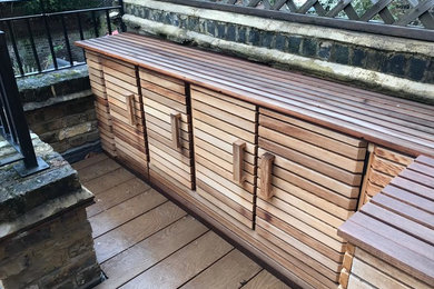 Garden cupboards and composite decking by Profko