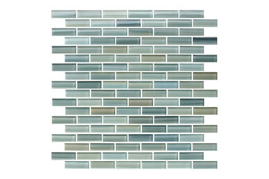 Reflections - Coastal Color Series - Hand Painted Glass Mosaic Tiles