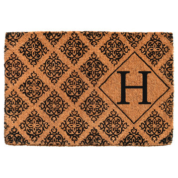 Regency Monogram Doormat, 24"x36"x1.5", H