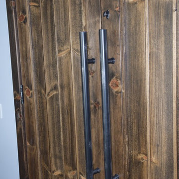 Custom 3" Thick Knotty Pine Door