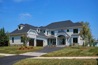 Example of a huge classic exterior home design in DC Metro