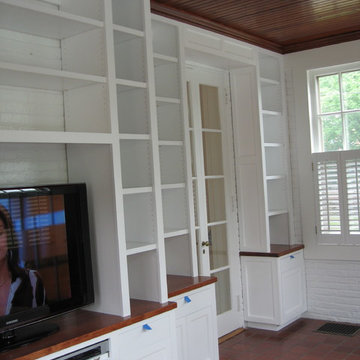 Sunroom built-ins