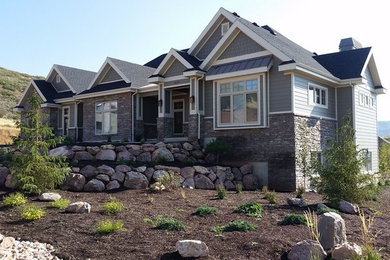 Arts and crafts exterior home photo in Salt Lake City