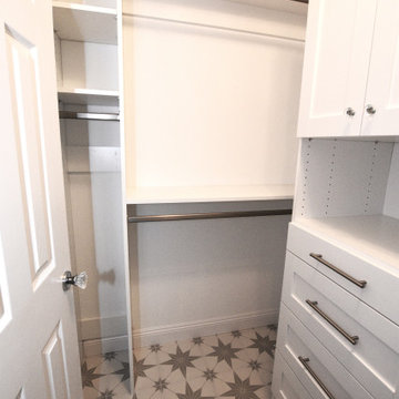 Chris and Betsy Wilson Master Bedroom Ensuite Before and After.