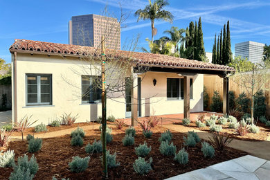Inspiration for a mediterranean home design remodel in Los Angeles