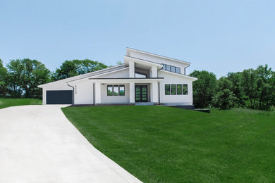 Inspiration for a modern exterior home remodel in Other