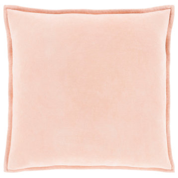 Cotton Velvet 22"H x 22"W Pillow Kit, Polyester Insert